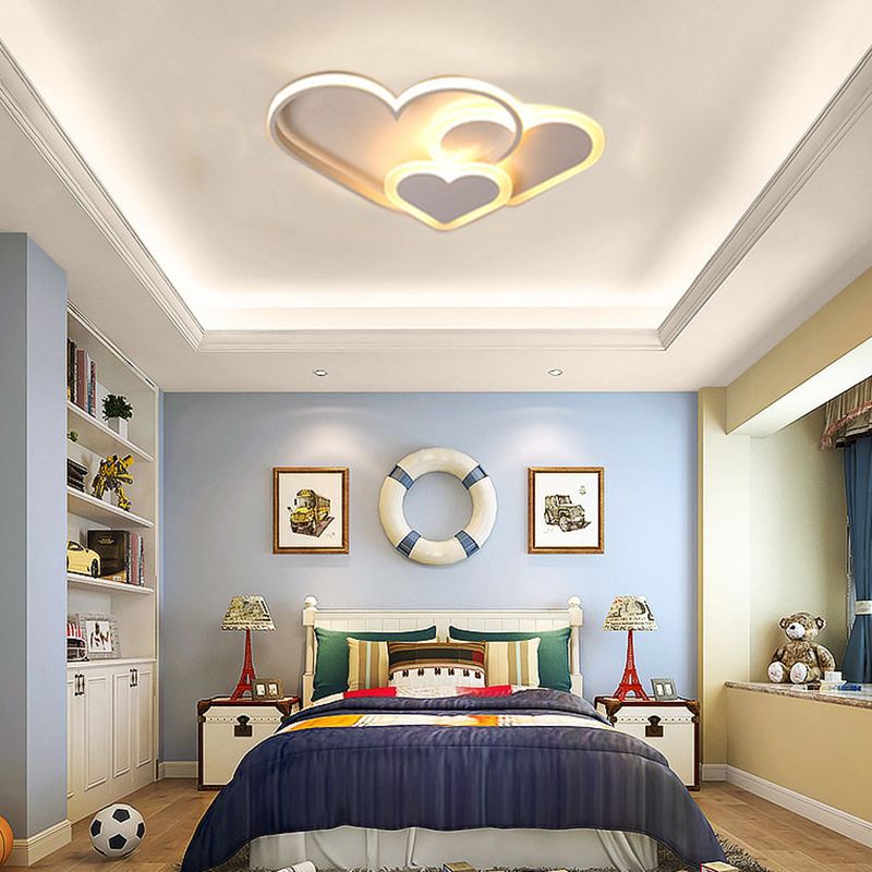 Valentina LED Star Designer Children Flush Mount Ceiling Light - Letslighting