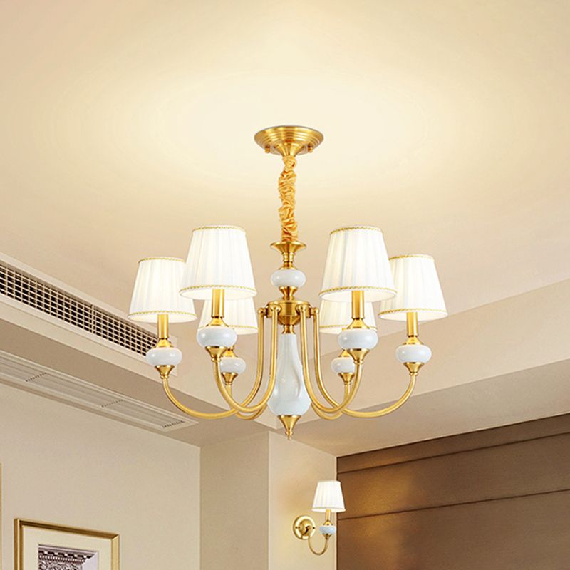 Valentina Retro Elegant Fabric Chandelier