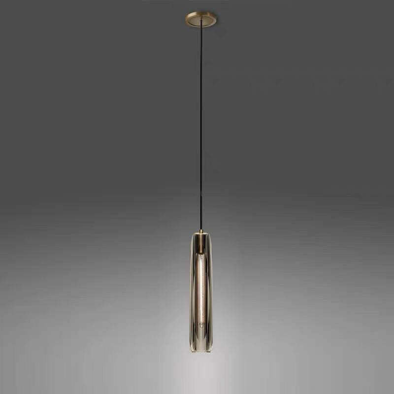 Arisha Brass Designer LED Glass Pendant Lamp - Letslighting