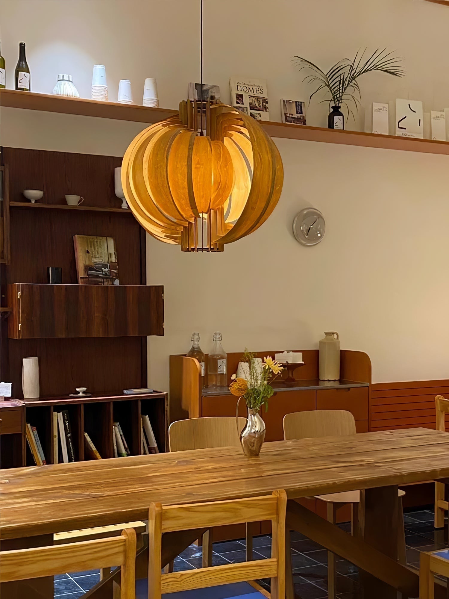 Ivraeus Premium Elegance Ring Wood Pendant Light - Letslighting