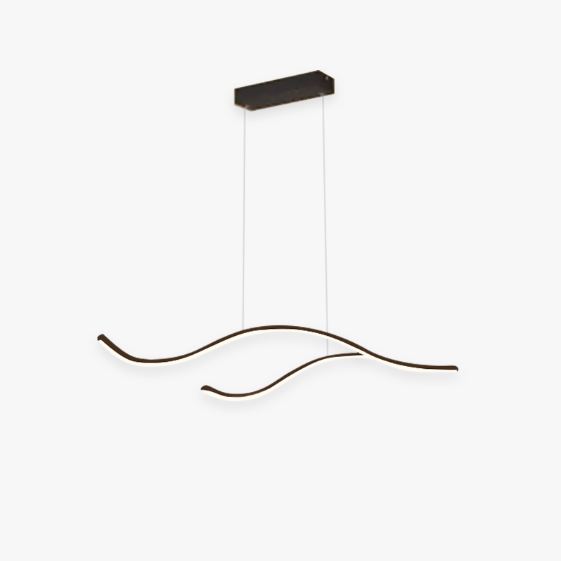 Arisha Curved Linear Pendant Light - Letslighting