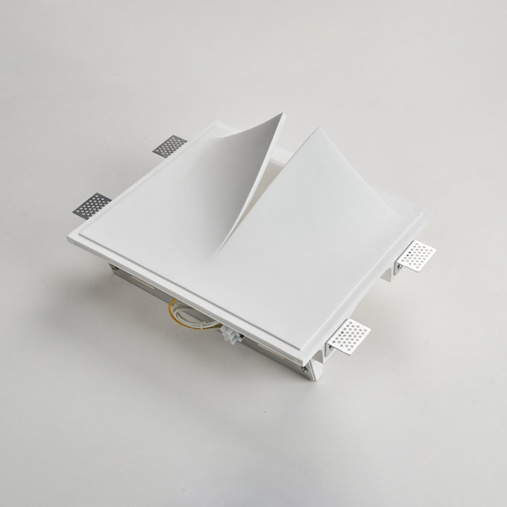Aria Modern Recessed Metal Plaster LED Wall Lamp - Letslighting