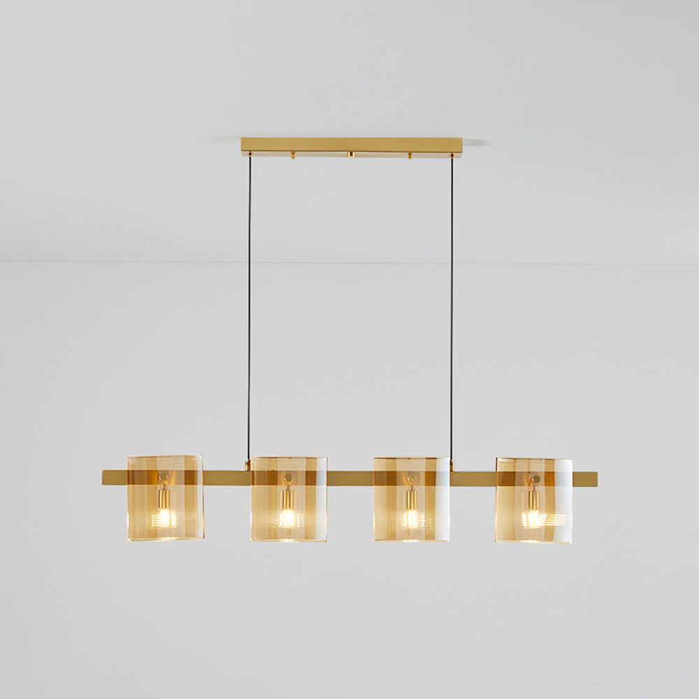 Arisha Minimalist Linear Metal Pendant Light