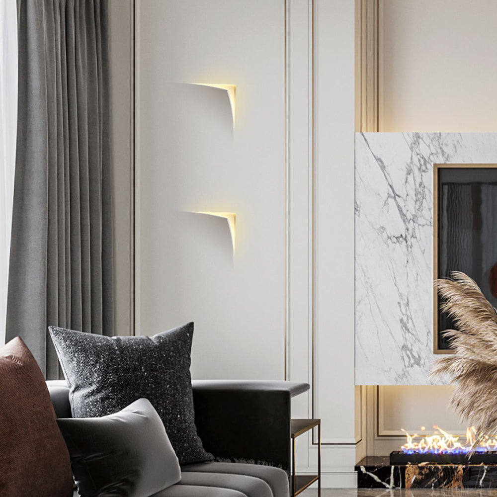 Aria Modern Recessed Metal Plaster LED Wall Lamp - Letslighting