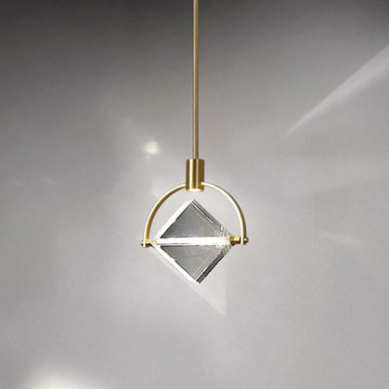 Kristy Modern Luxury Geometry Metal Crystal Pendant Light
