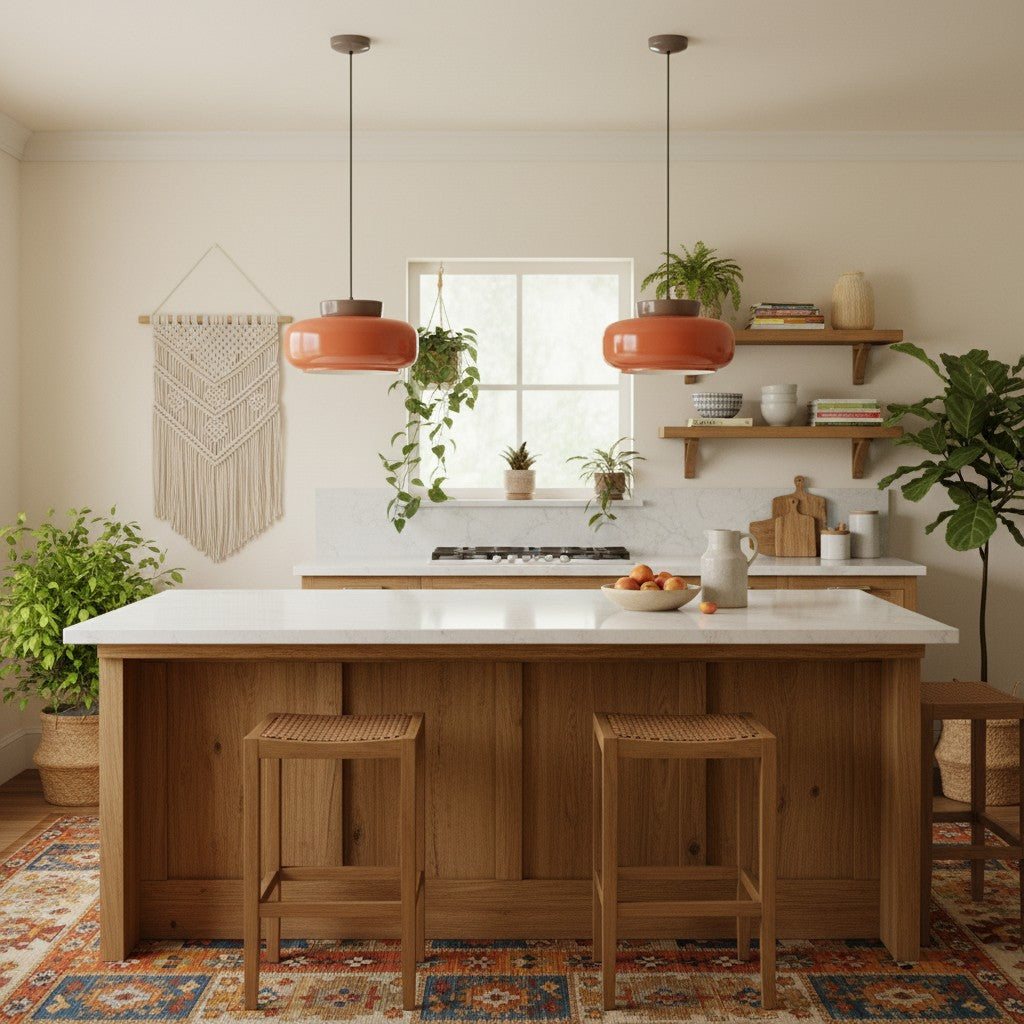 Hues Ceramic Bowl Pendant Light