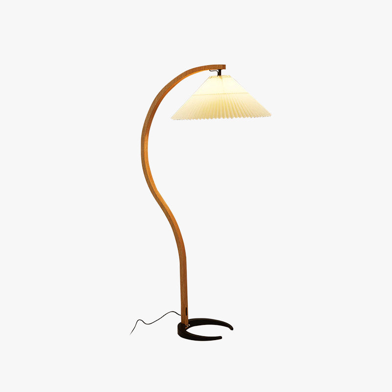 Ritta Floor Lamp Caprani Unique LED Wood Bedroom/Living Room - Letslighting