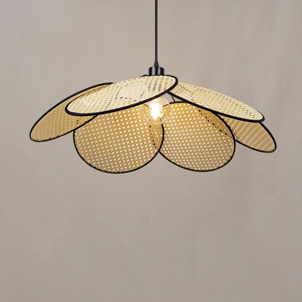 Ritta Willow Weave Rattan Pendant Light - Letslighting