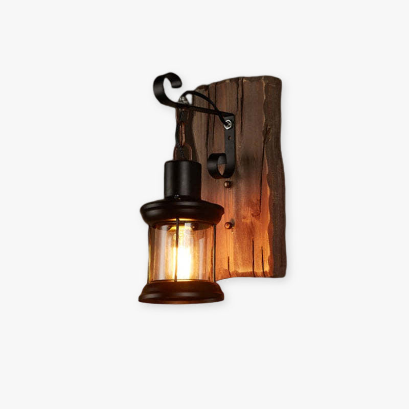 Epoch Vintage Lantern Wall Lamp Bronze - Letslighting
