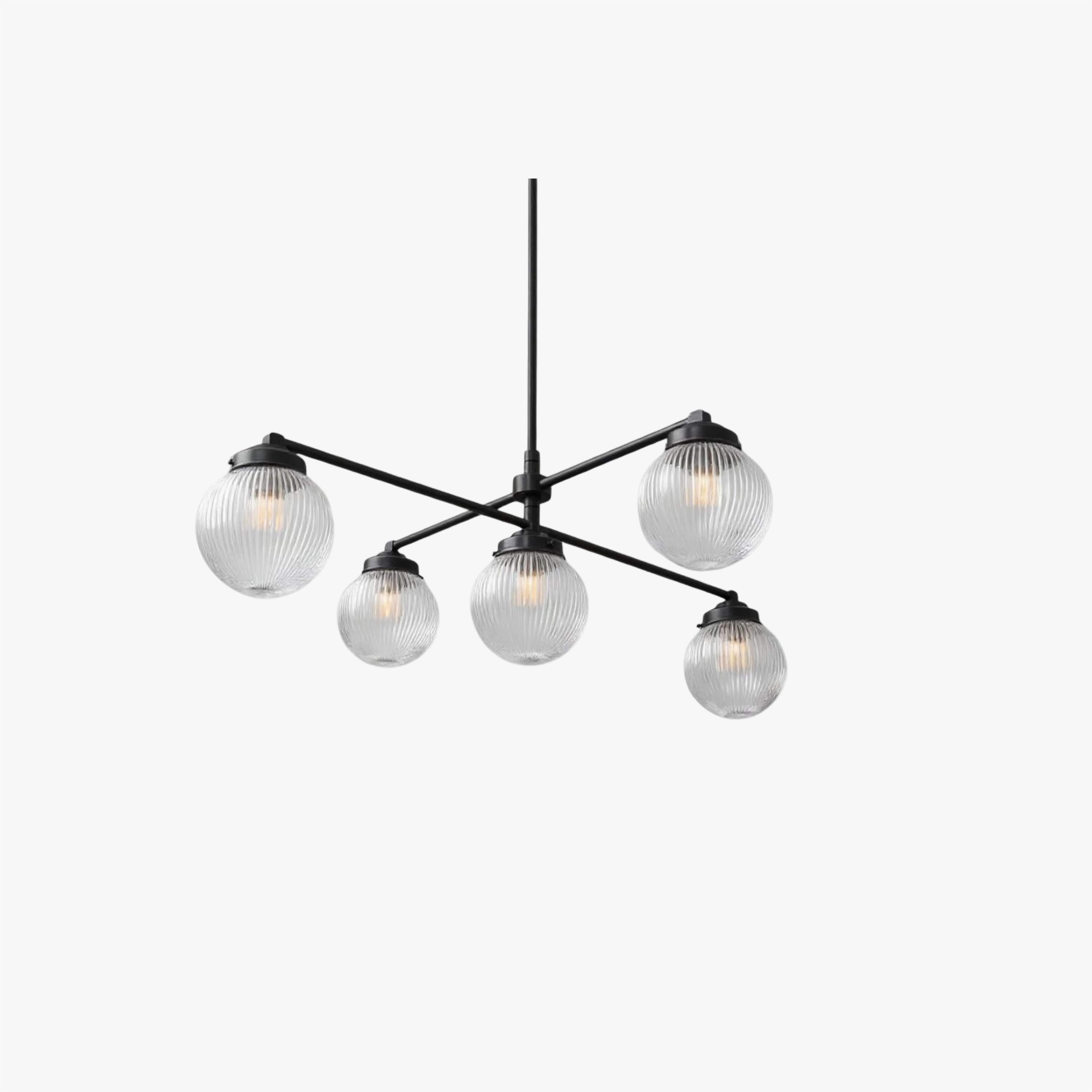 Pearl Multi-Light Brass Chandelier