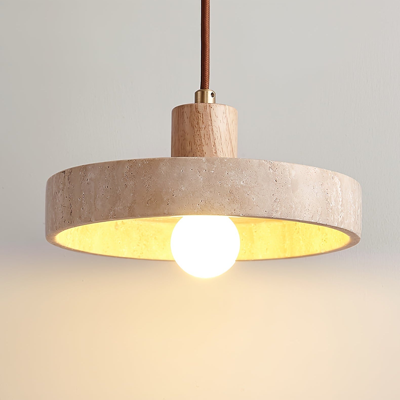 Evvynor Travertine Pendant Light - Letslighting
