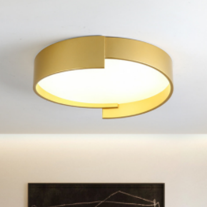 Arisha Modern Round Flush Mount Ceiling Light LED Double Layer