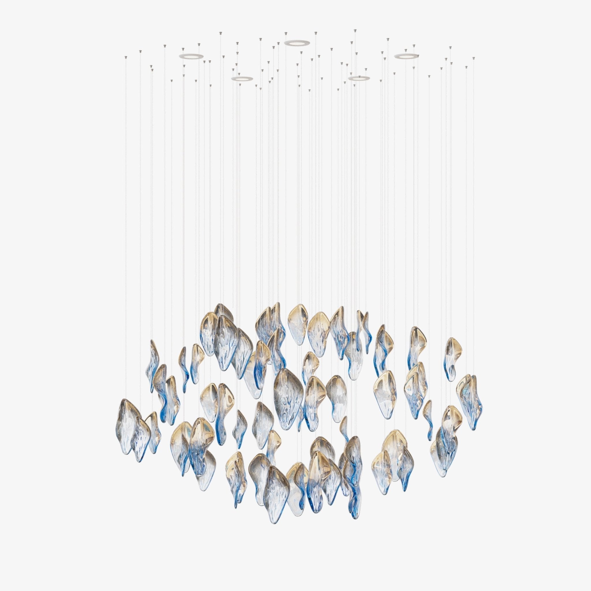 Ocean Drift Blown Glass Customize Chandelier - Letslighting