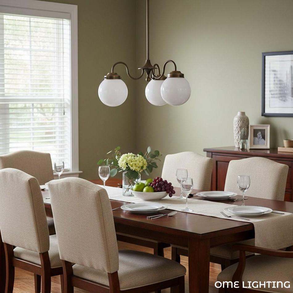 Pearl 3-Light Glass Chandelier