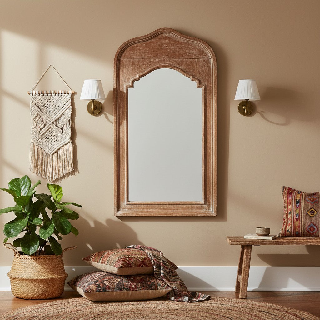Grace Brass Linen Wall Lamp