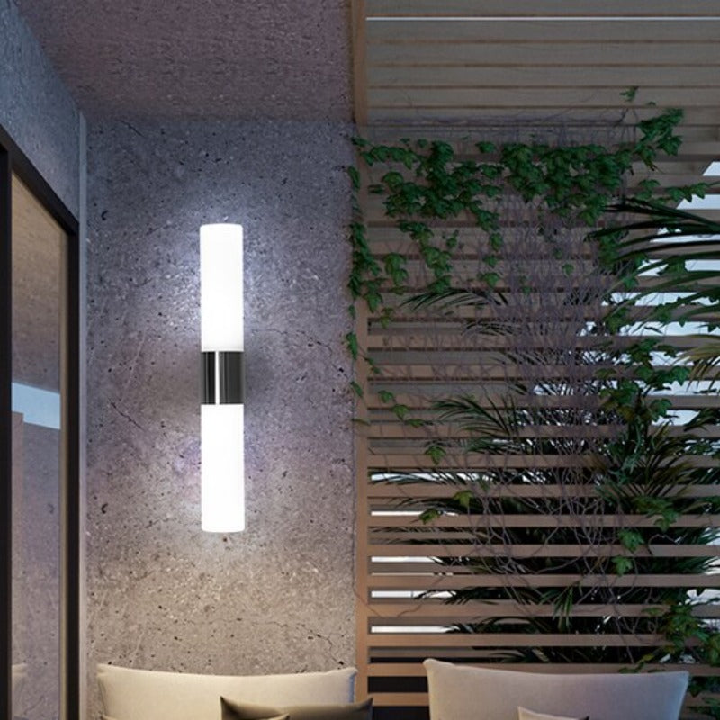 Arisha Modern Double Headed Metal Glass Vanity Wall Lamp