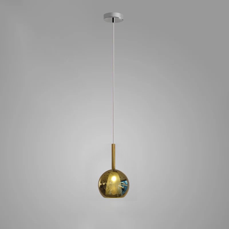 Lustra Pendant Lamp Smoked Glass Round - Letslighting