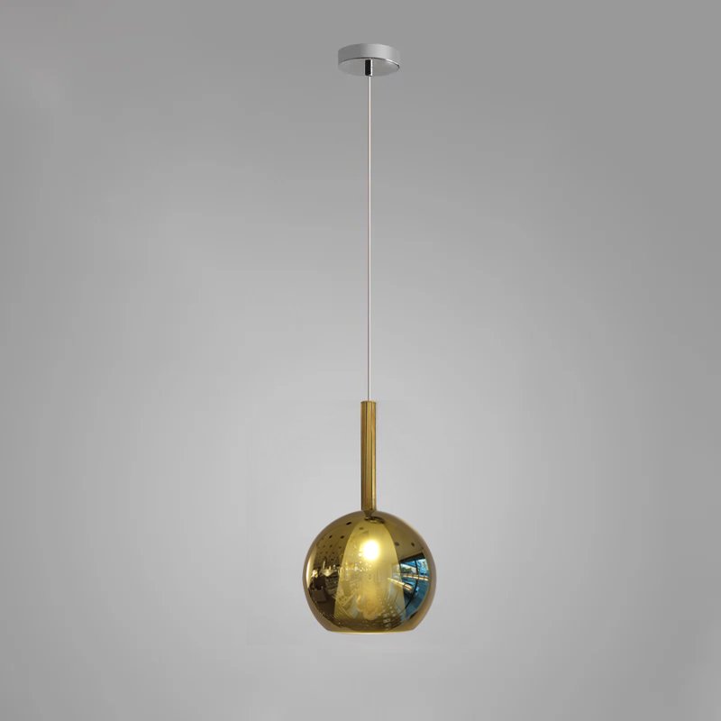 Lustra Pendant Lamp Smoked Glass Round - Letslighting