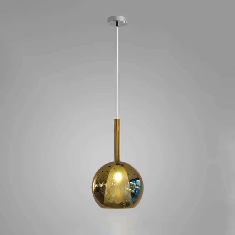 Lustra Pendant Lamp Smoked Glass Round - Letslighting