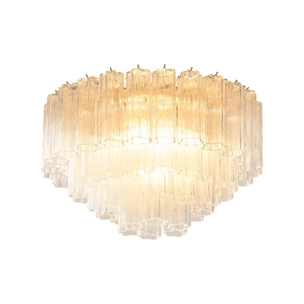 Aurora Ceiling Lamp Murano Pink Glass Vintage - Letslighting
