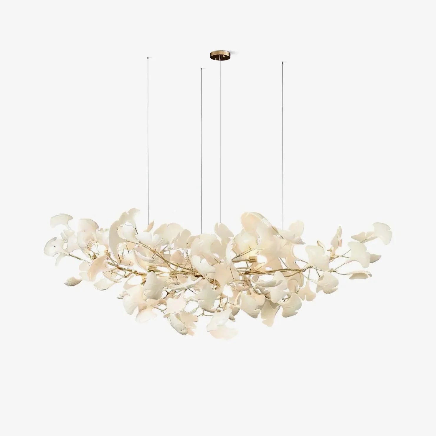 Olivia Luxury Chandelier Ceramics Living Room U Arc Shape - Letslighting