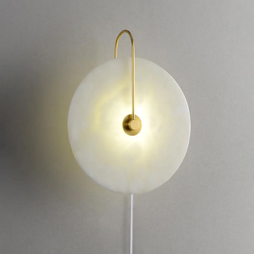 Ceraeyra Alabaster Globe Wall Light - Letslighting