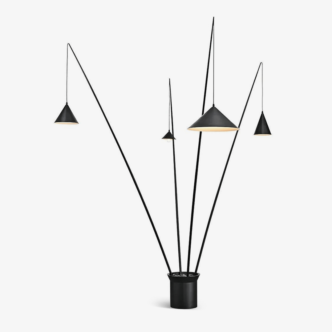 Canorara Multi-Arm Black Floor Lamp - Letslighting