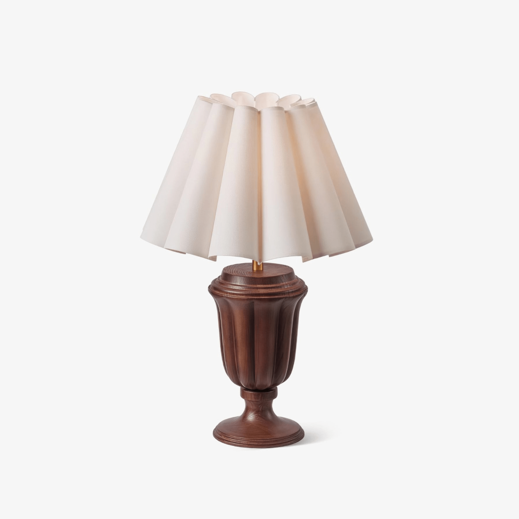 Vireo Wood & Fabric Table Lamp - Letslighting