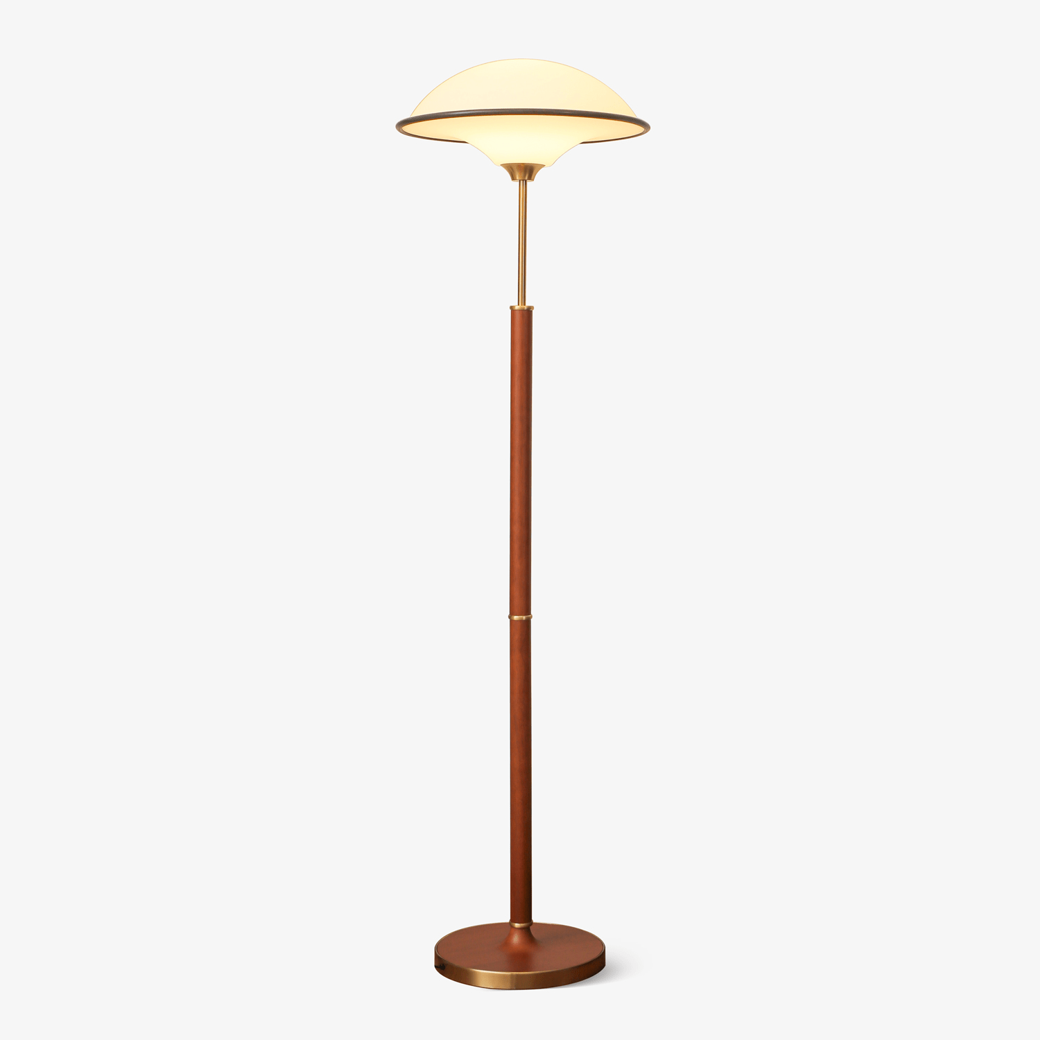 Astralis Wood Art Deco Floor Lamp - Letslighting