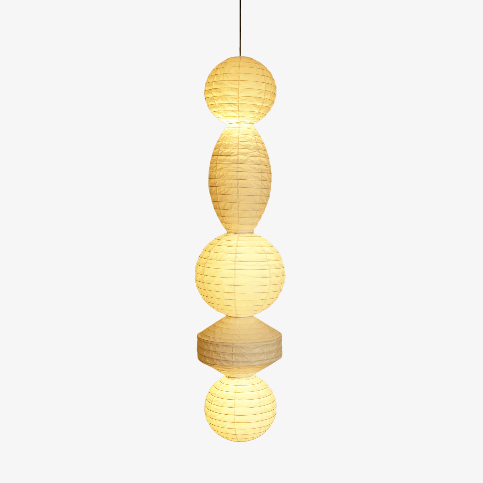 Elthayra Natural Series Bamboo Lantern Pendant Lamp - Letslighting