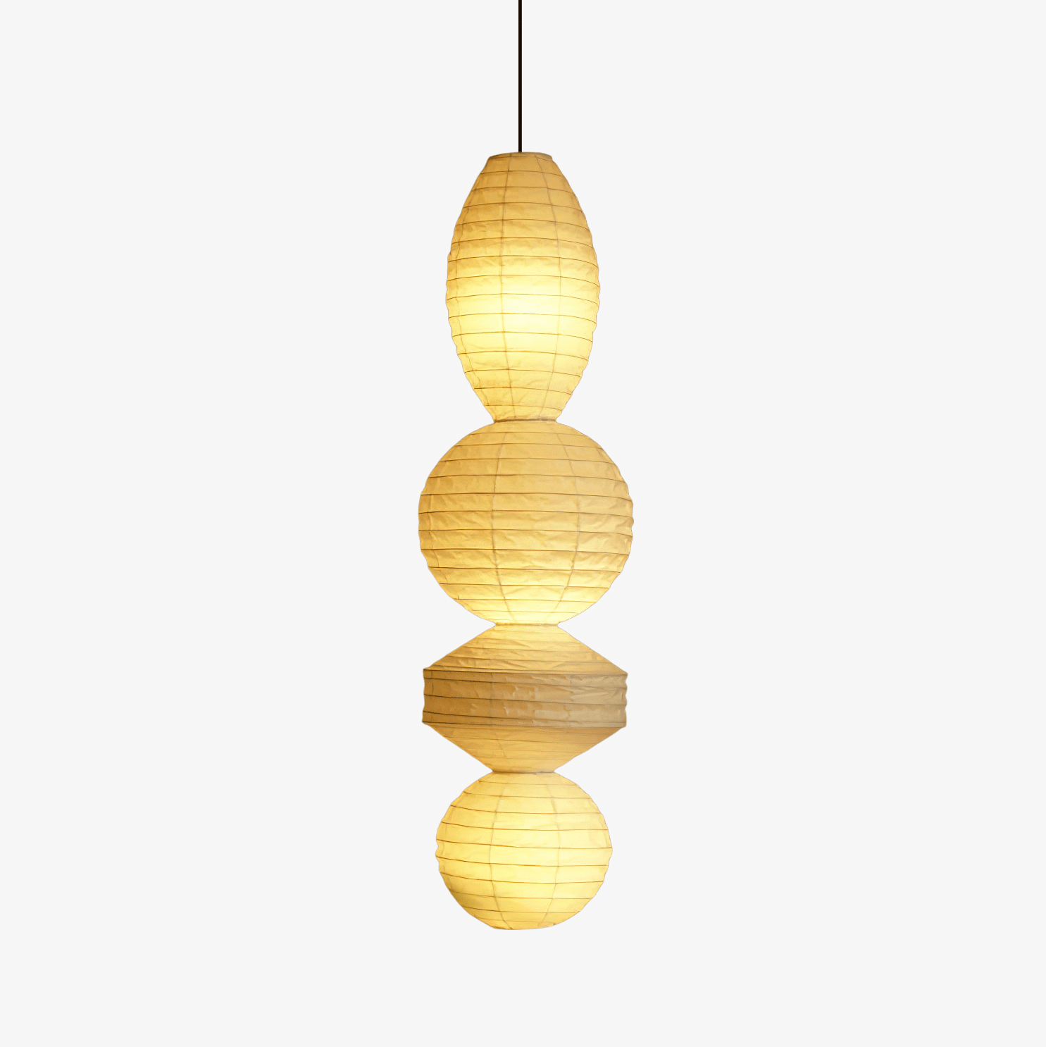 Elthayra Natural Series Bamboo Lantern Pendant Lamp - Letslighting