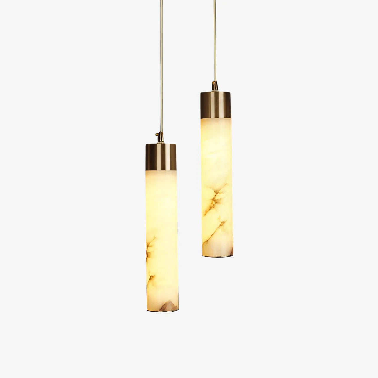 Dike White Alabaster Pendant Light - Letslighting