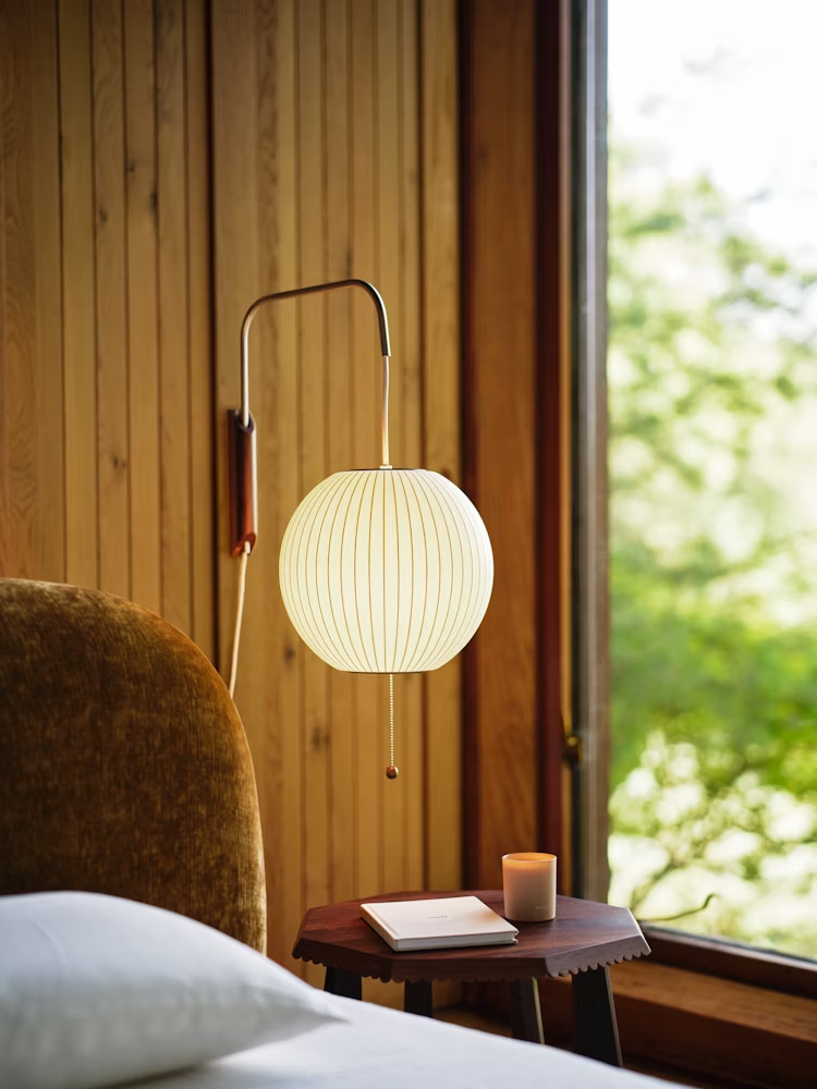 Lustra Wall Sconce Walnut Ball - Letslighting