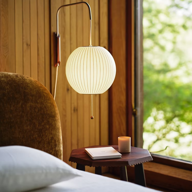 Lustra Wall Sconce Walnut Ball - Letslighting