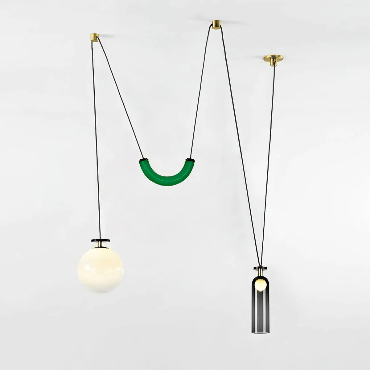 Lustra Chandelier Geometric Shape Art - Letslighting