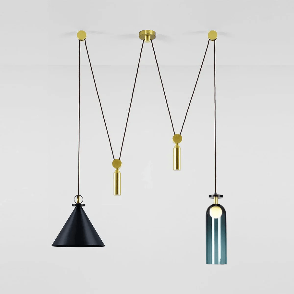Lustra Chandelier Geometric Shape Art - Letslighting