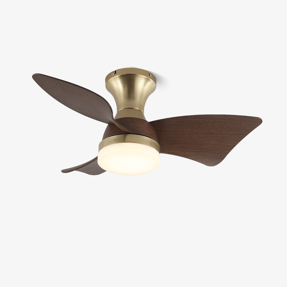 Aureon Modern Wood Ceiling Fan Light - Letslighting