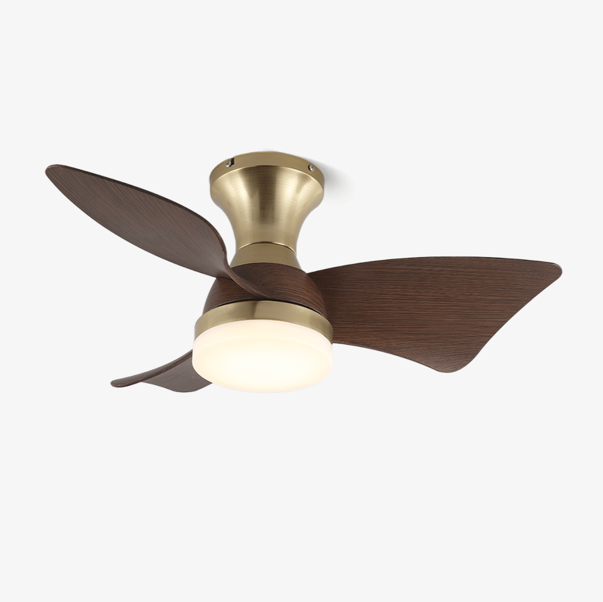 Aureon Modern Wood Ceiling Fan Light - Letslighting