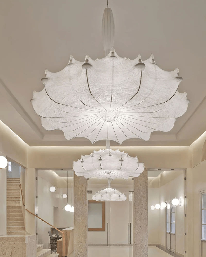 Lumina Contemporary Silk Pendant Lamp - Letslighting