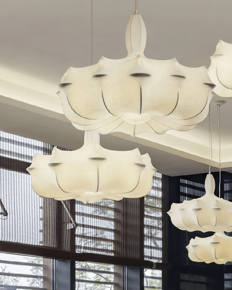 Lumina Contemporary Silk Pendant Lamp - Letslighting