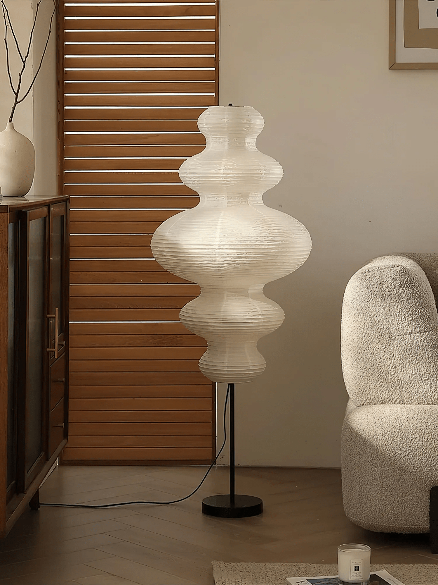 Cilona Paper Scandinavian Floor Lamp - Letslighting