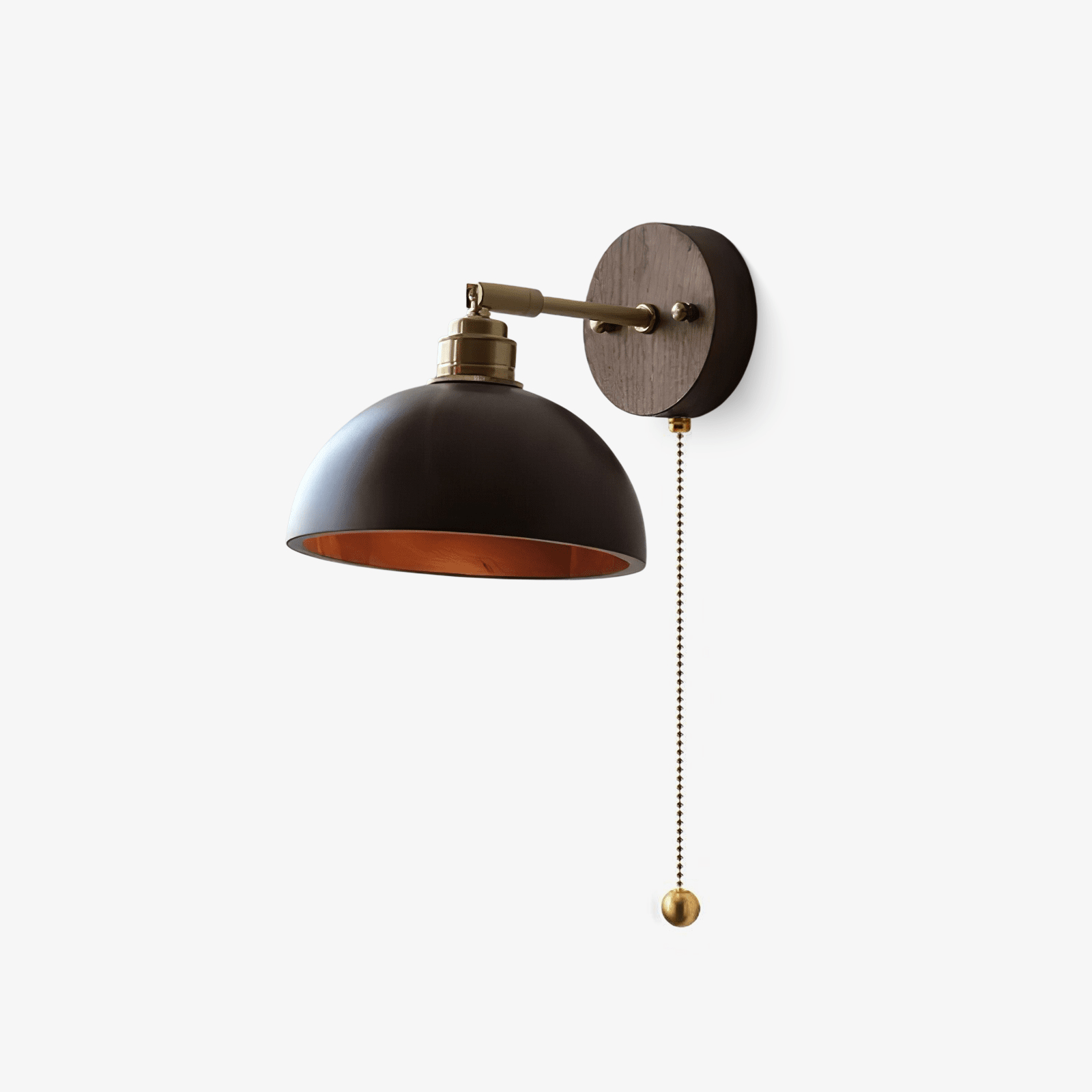 Arsole Traditional Elegance Pull Brass Wall Lamp - Letslighting