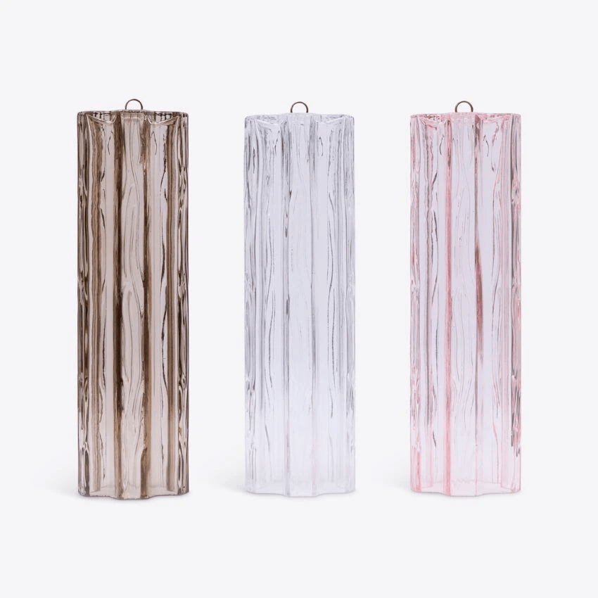 Aurora Chandelier Four Tier Fluted Glass - Letslighting