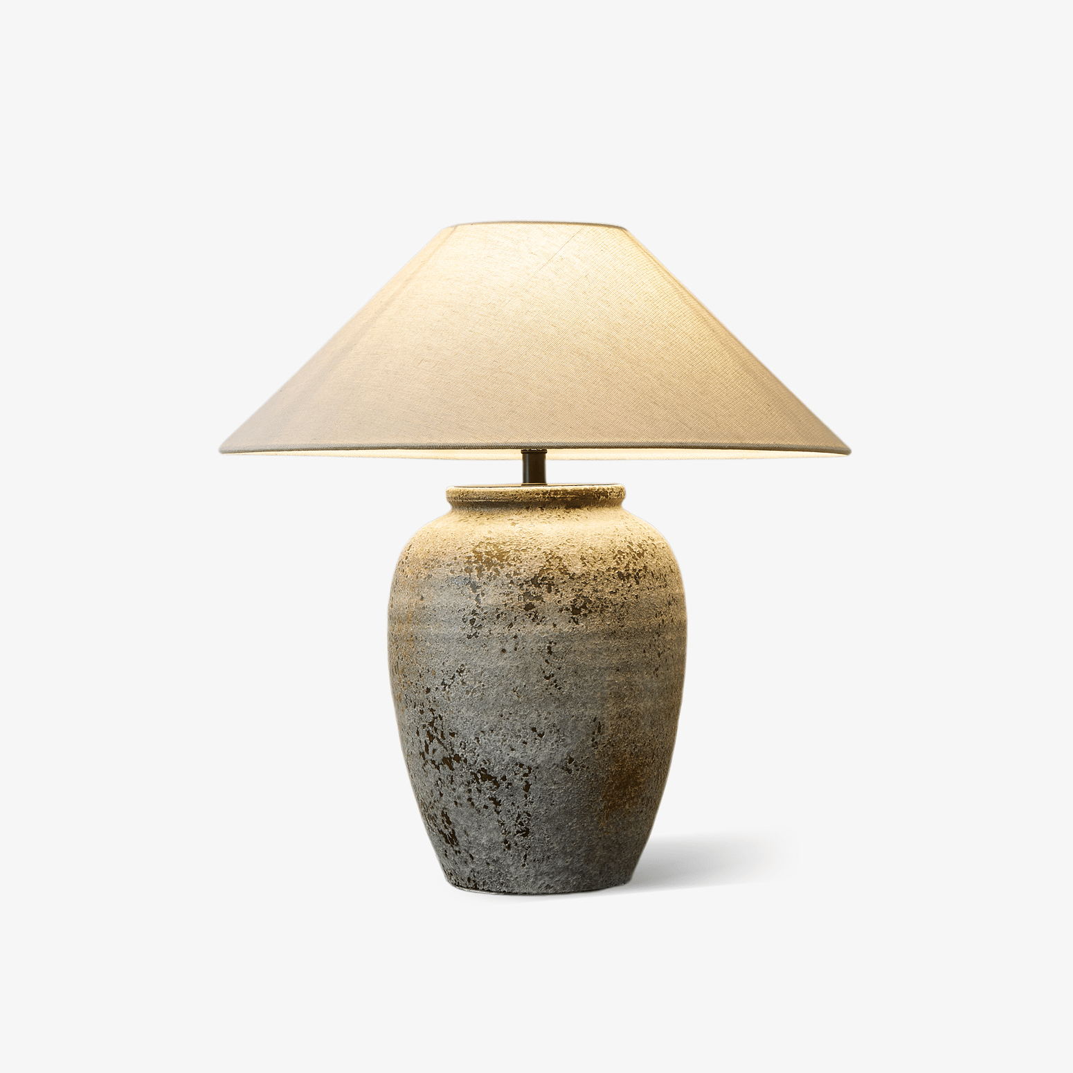 Terra Ceramic & Fabric Table Lamp - Letslighting