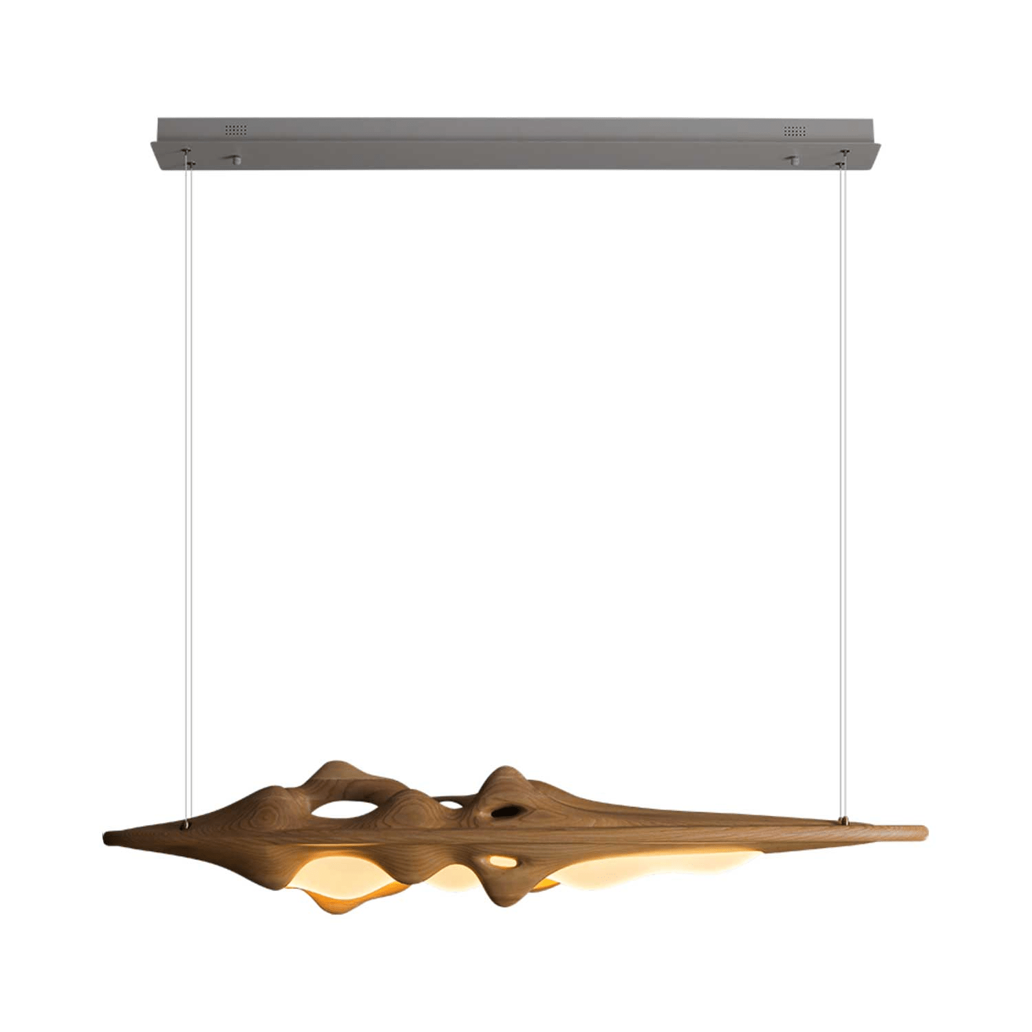 Ulsorira Topographic Wood Pendant Light - Letslighting