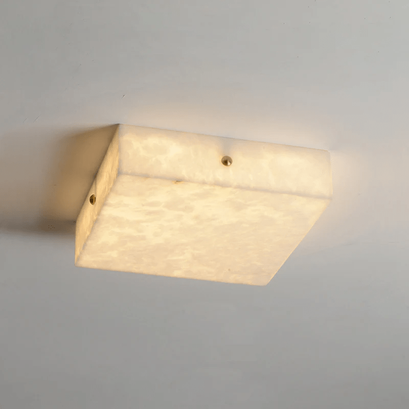 Vephaeth Minimalist Alabaster Ceiling Light - Letslighting