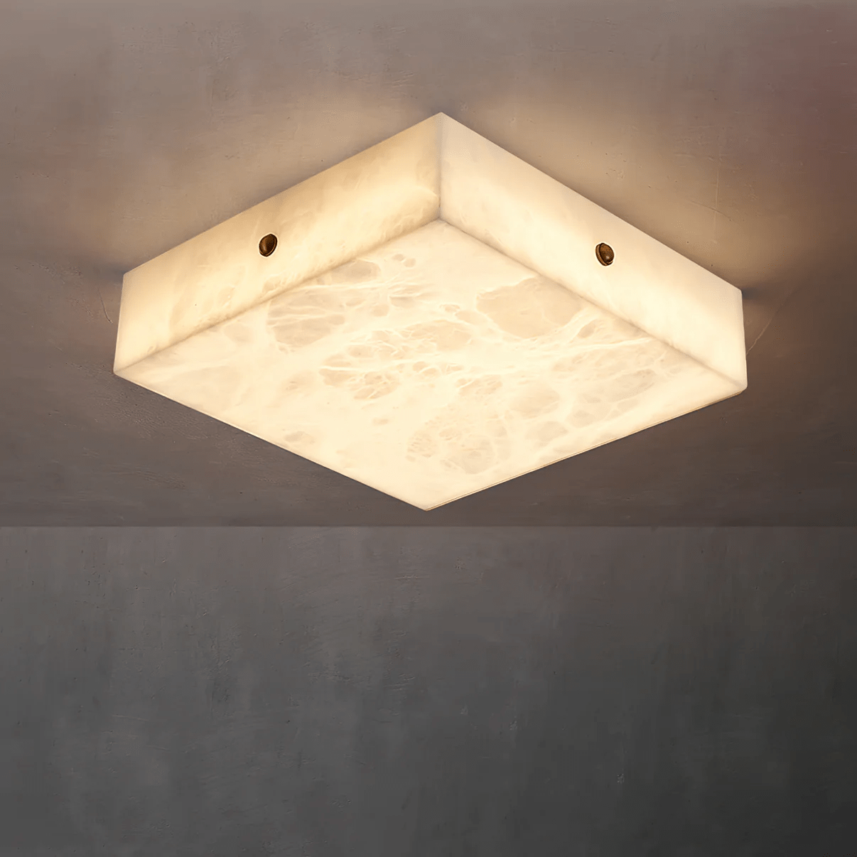 Vephaeth Minimalist Alabaster Ceiling Light - Letslighting