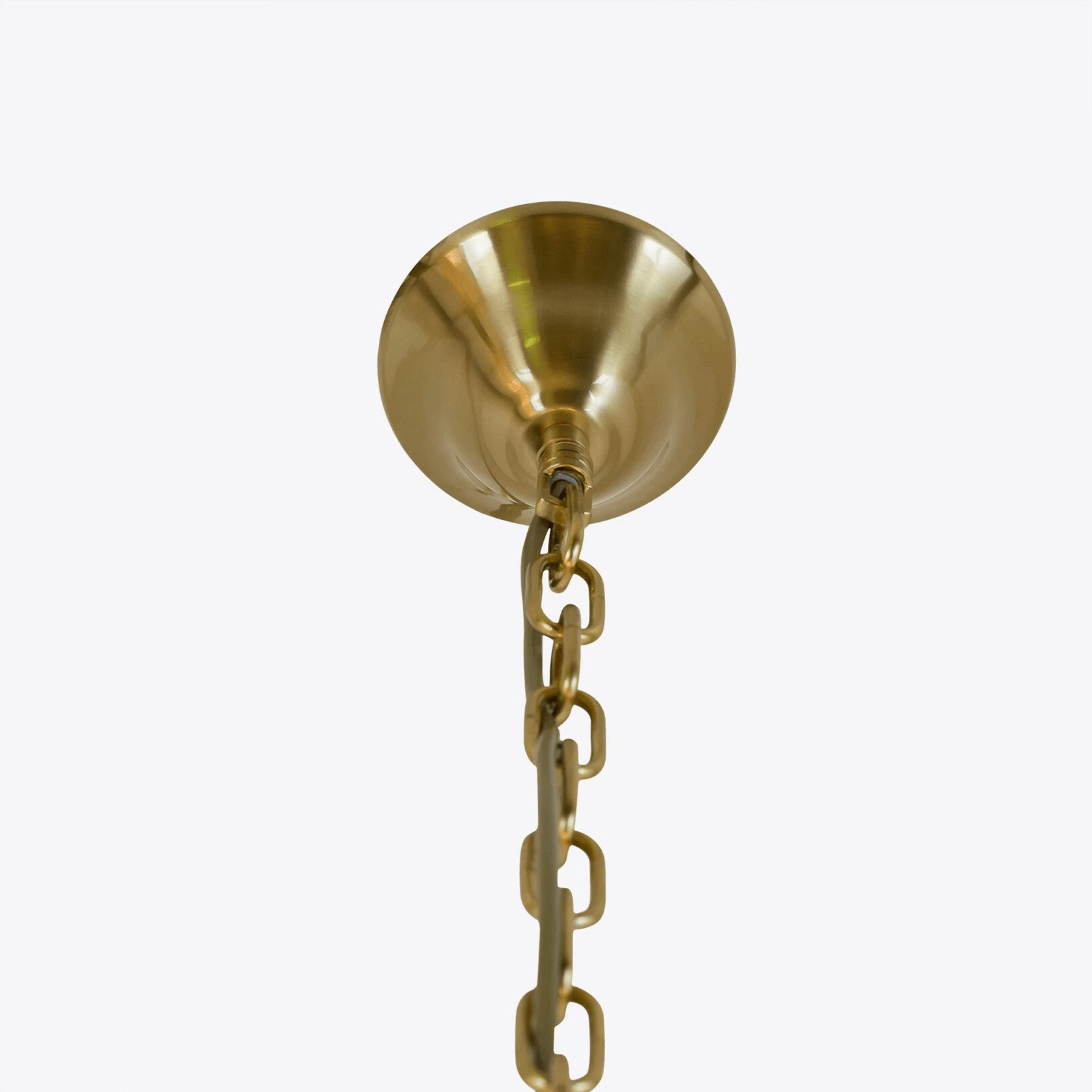 Aurora Chandelier Drum Amber Glass - Letslighting