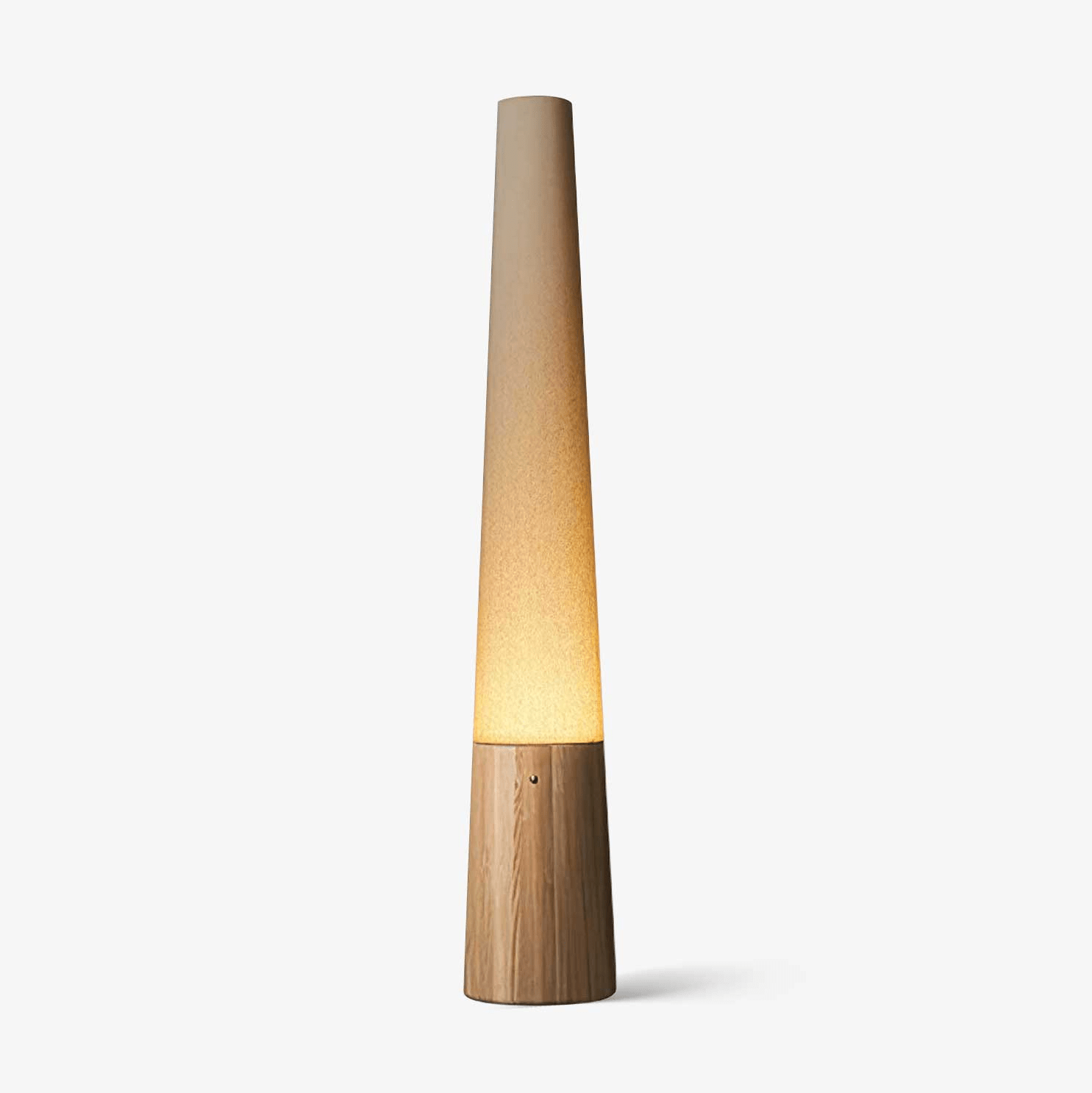 Glow Cone Wooden Floor Lamp - Letslighting