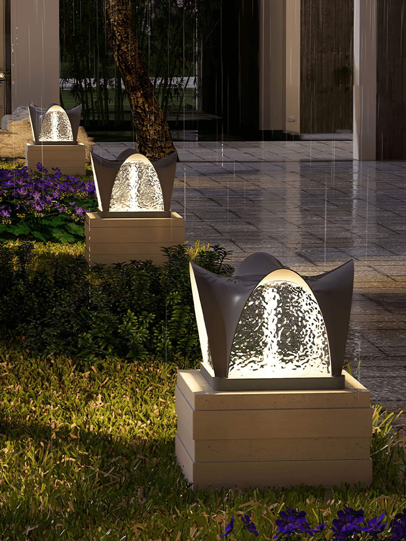Veyra Modern Solar Outdoor Light - Letslighting